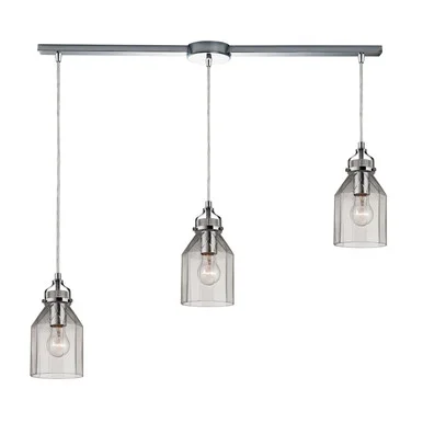 Danica Three Light Pendant in Polished Chrome (45|46019/3L)