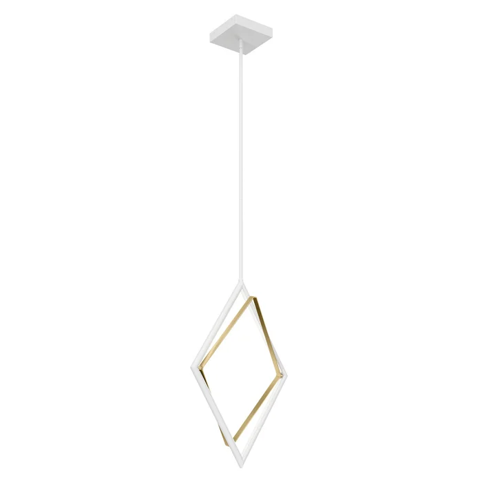 Darski LED Pendant in White (12|84310WH)