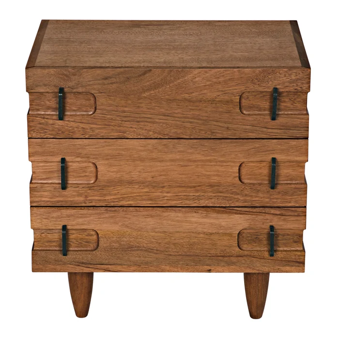 david 32″ side table, dark walnut