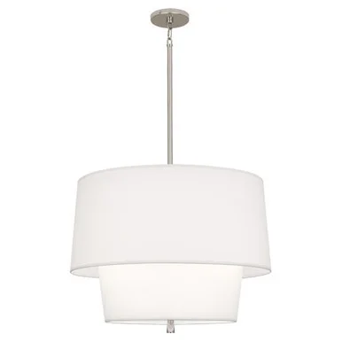 Decker Three Light Pendant in Polished Nickel (165|AW138)