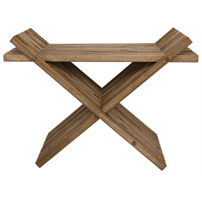 dede stool, teak