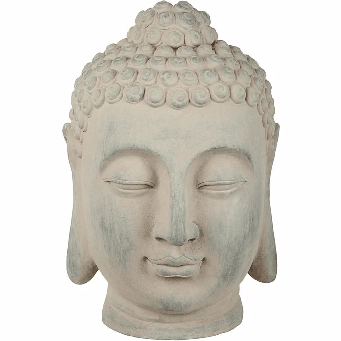 Design Toscano FU82264 Spiritual Meditation Buddha Head Traditional Terracotta Statue