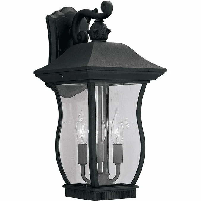 Designers Fountain 2722-BK Chelsea Traditional Black Outdoor Lamp Sconce