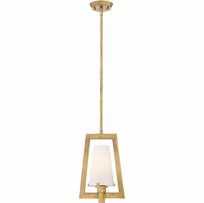 Designers Fountain 87930-VTG Hyde Park Modern Vintage Gold Mini Hanging Pendant Light