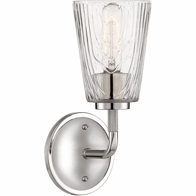 Designers Fountain D201M-1B-PN Westwood Polished Nickel Lighting Sconce