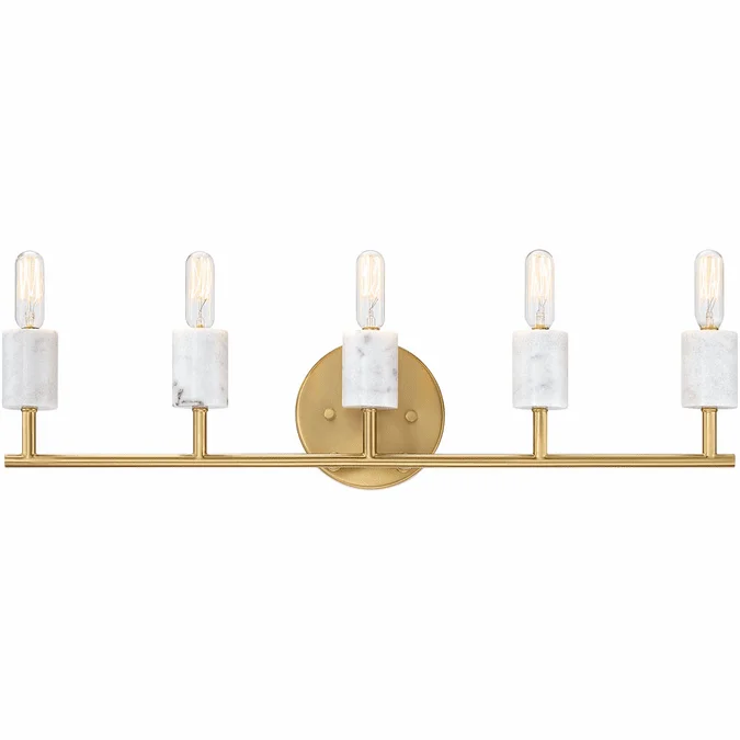 Designers Fountain D304C-5B-BG Star Dust Modern Brushed Gold Light Sconce