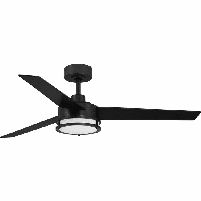 Designers Fountain FS-CSN52RGB-MB Cassini Contemporary Black 52″ Home Ceiling Fan