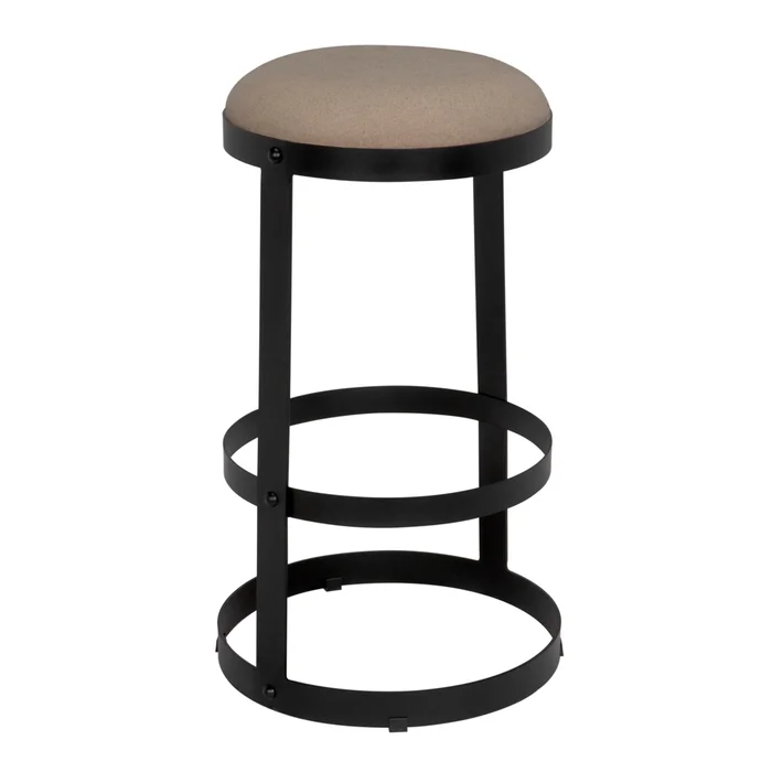 dior bar stool, black steel
