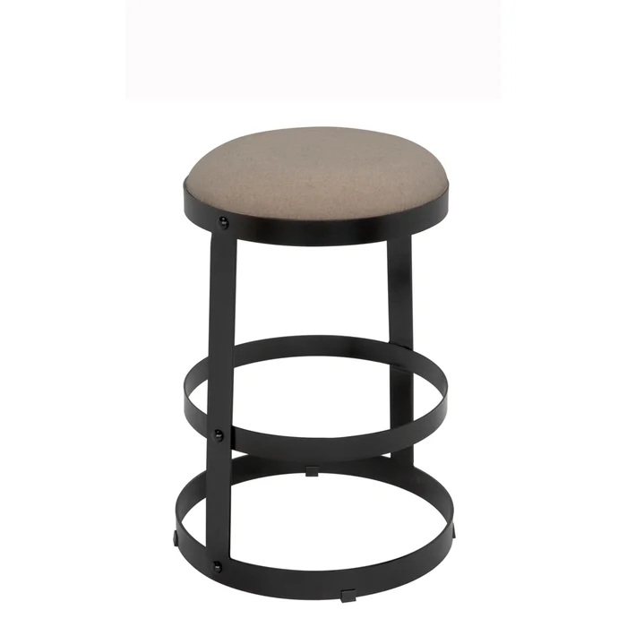 dior counter stool, black steel