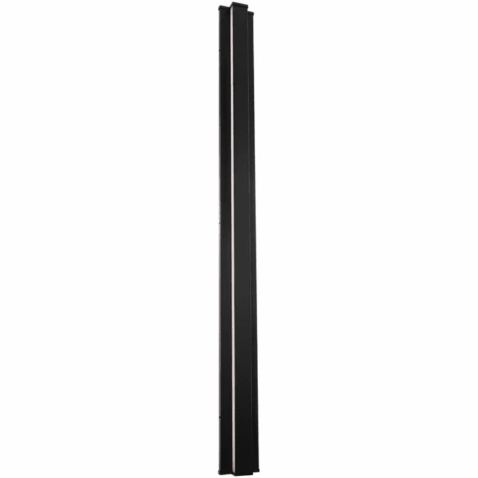 dweLED by WAC WS-W13360-BK Revels Modern Black LED Exterior Light Sconce