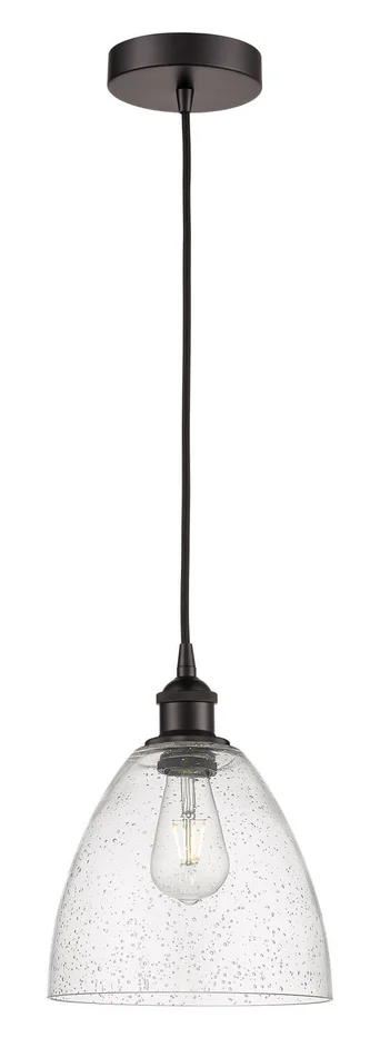 Edison LED Mini Pendant in Polished Nickel (405|616-1P-PN-GBD-91-LED)