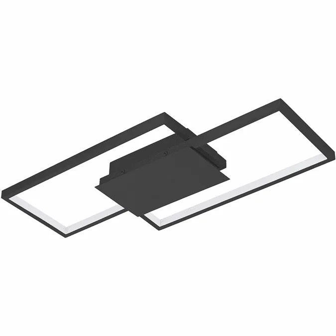 EGLO 204052A Milanius Contemporary Matte Black LED Home Ceiling Lighting