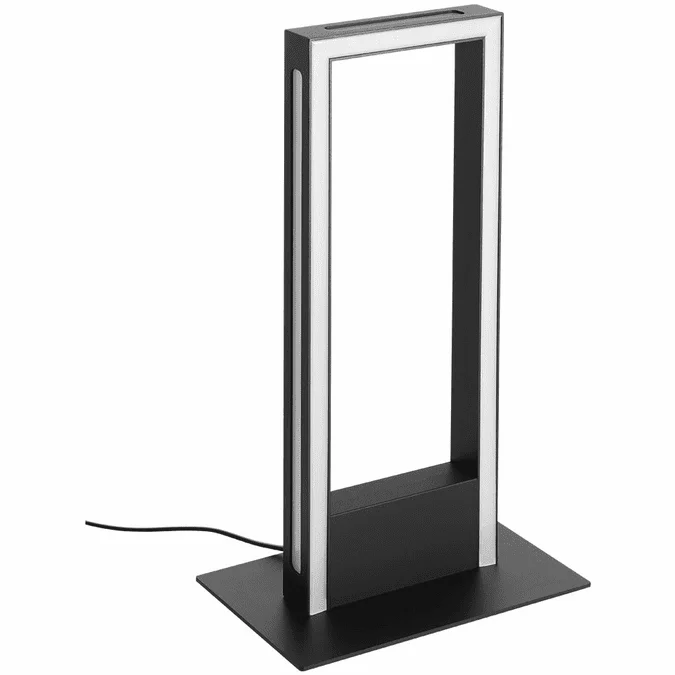 EGLO 206021A Salvilanas Contemporary Black LED Table Lamp Lighting