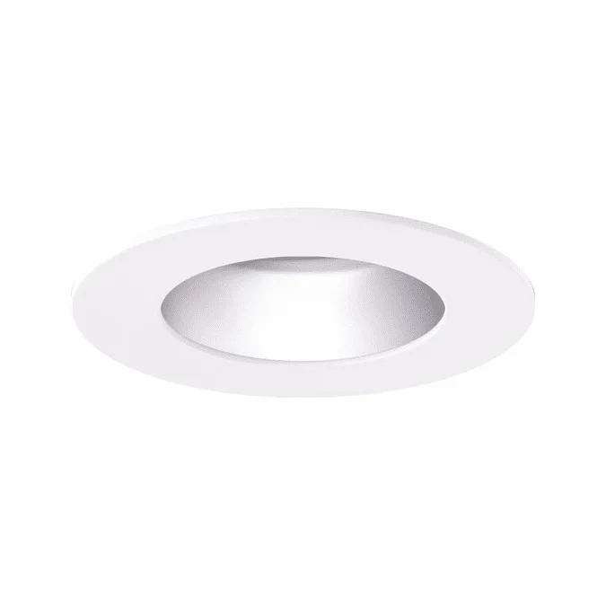 Elco EKCL2829H Pex Contemporary Haze w/ White Trim 2 Inch Canless Round Adjustable Reflector Recessed Light Fixture