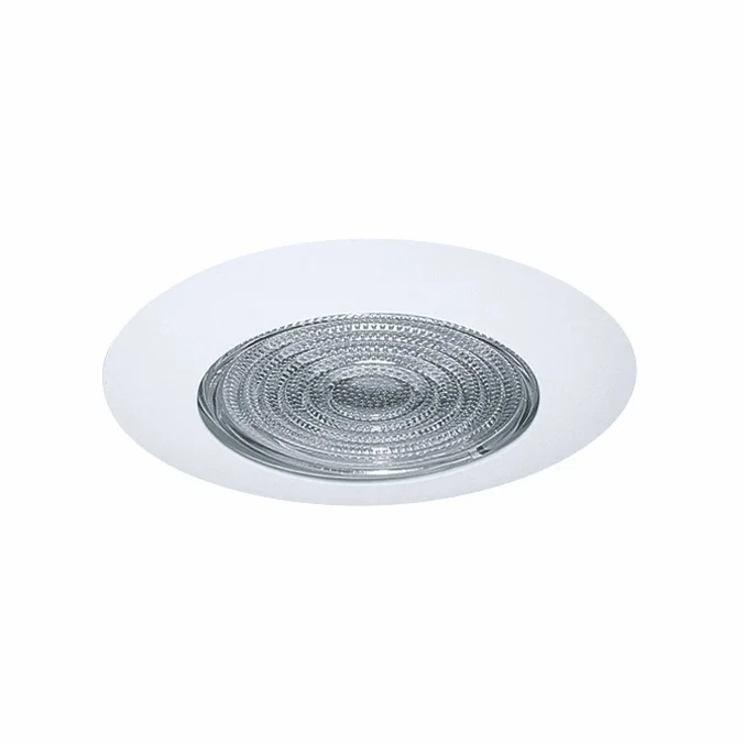 Elco EL113W Contemporary White Medium Base 6″ Shower with Reflector Recessed Light
