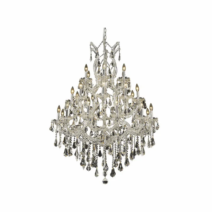 Elegant 2801D38C-RC Maria Theresa Chrome Chandelier Lighting