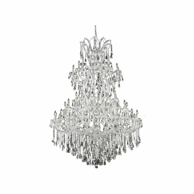 Elegant 2801G54C-RC Maria Theresa Chrome Chandelier Lamp