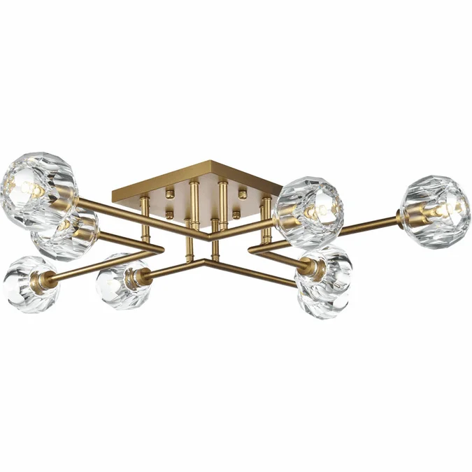 Elegant 3505F31SG Eren Satin Gold Overhead Lighting