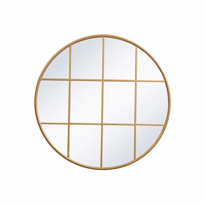 Elegant MR634242BR Motif Brass Wall Mirror