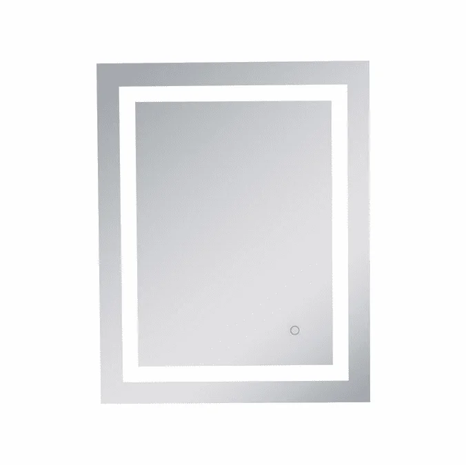 Elegant MRE12430 Helios Modern Silver LED Wall Mounted Mirror
