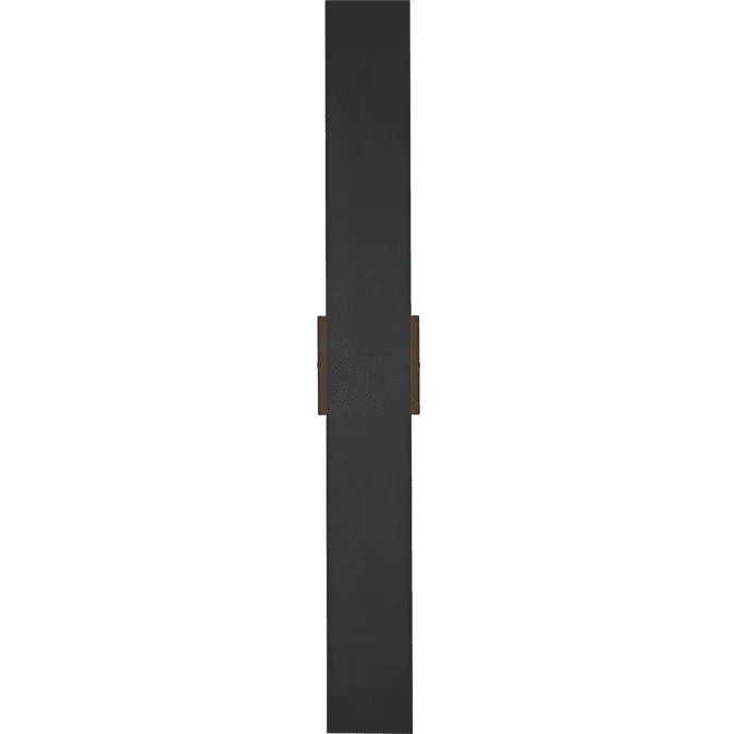 Elegant OD506W34BK Waylen Contemporary Black LED Outdoor Wall Sconce