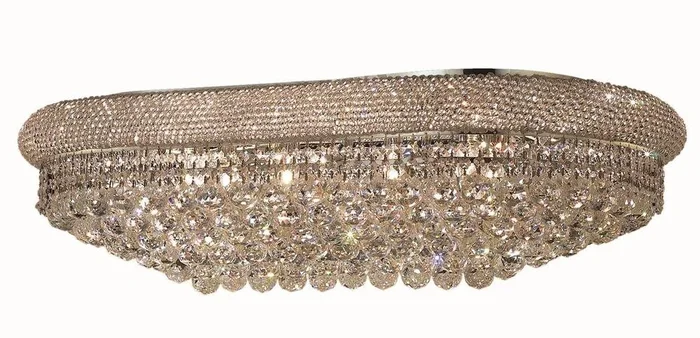 Elegant Primo 18-LT Chrome Flush Mount Clear Royal Cut Crystal – V1800F36SC/RC