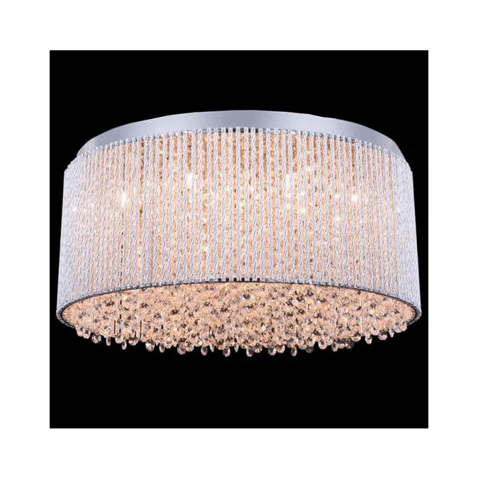 Elegant V2092F20C-RC Influx Chrome Halogen 20″ Ceiling Light Fixture