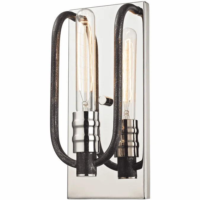 Elk Home 31900-1 Continuum Contemporary Silvered Graphite Polished Nickel Lamp Sconce