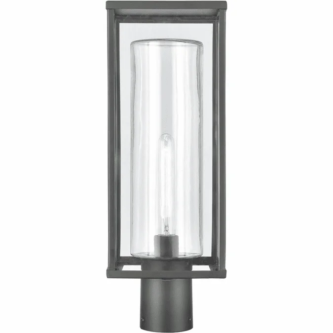 Elk Home 90014/1 Augusta Contemporary Matte Black Outdoor Lighting Post Light