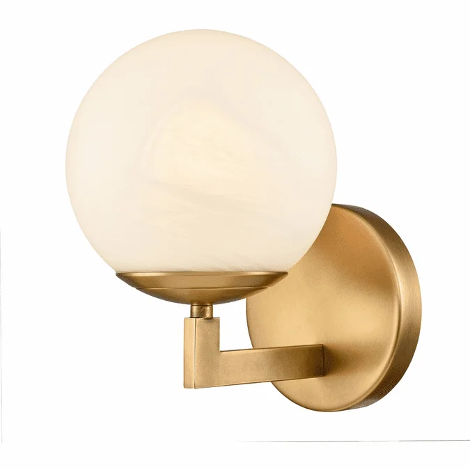 Elk Home 90080/1 Gillian Contemporary Natural Brass Wall Light Sconce