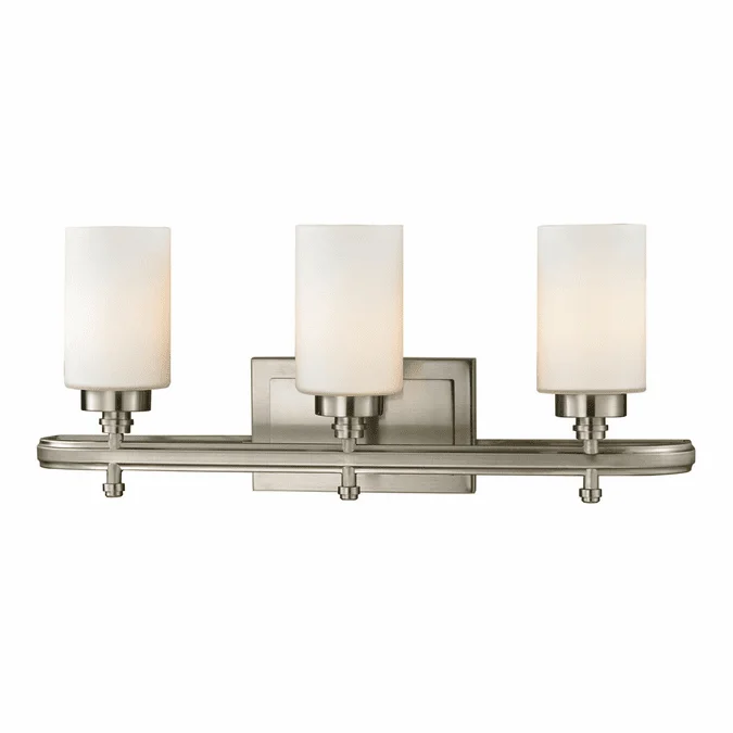 Elk Home Showroom 11662-3 Dawson Brushed Nickel 3-Light Bath Light Fixture