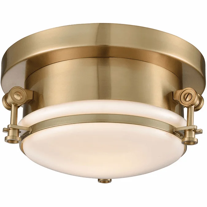 Elk Home Showroom 16092-1 Riley Contemporary Satin Brass 10″ Overhead Lighting