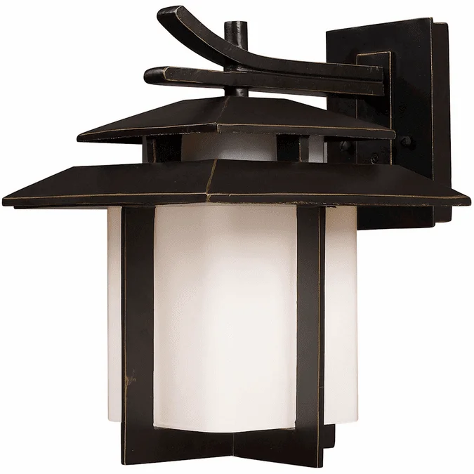 Elk Home Showroom 42171/1-LED Kanso Hazelnut Bronze LED Outdoor 10″ Wall Sconce Light
