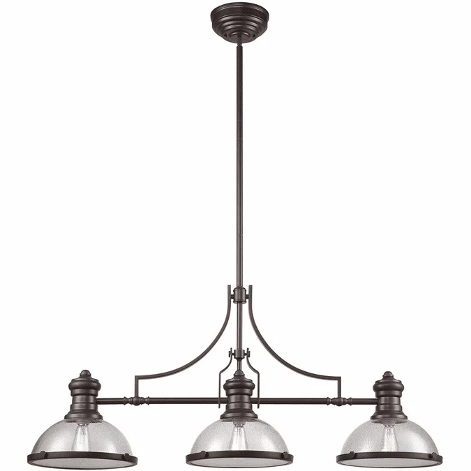 Elk Home Showroom 66535-3 Chadwick Modern Oil Rubbed Bronze Kitchen Island Light Fixture