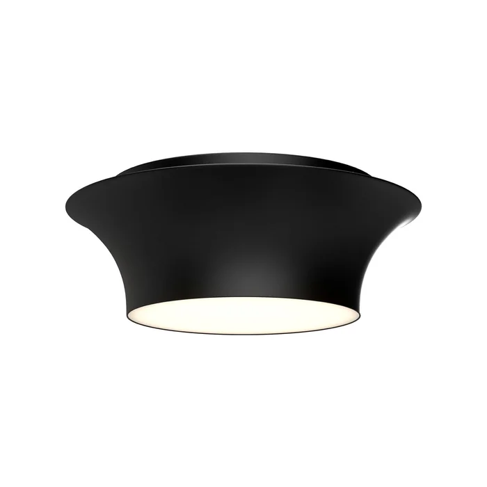 Emiko Two Light Flush Mount in Matte Black (452|FM523013MB)