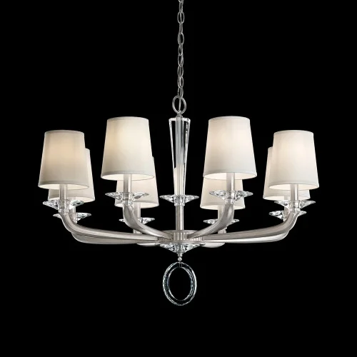 Emilea 8 Light 120V Chandelier in Heirloom Gold with Optic Crystal (168|MA1008N-22O)