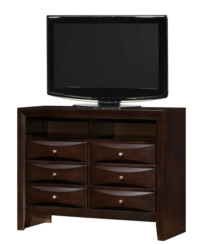 Emma Mason Signature G1525 TV Chest in Cappaccino G1525-TV2