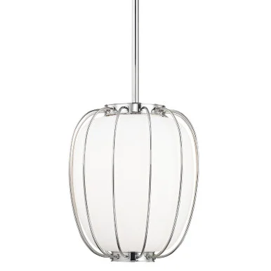 Ephron One Light Pendant in Polished Nickel (70|5114-PN)