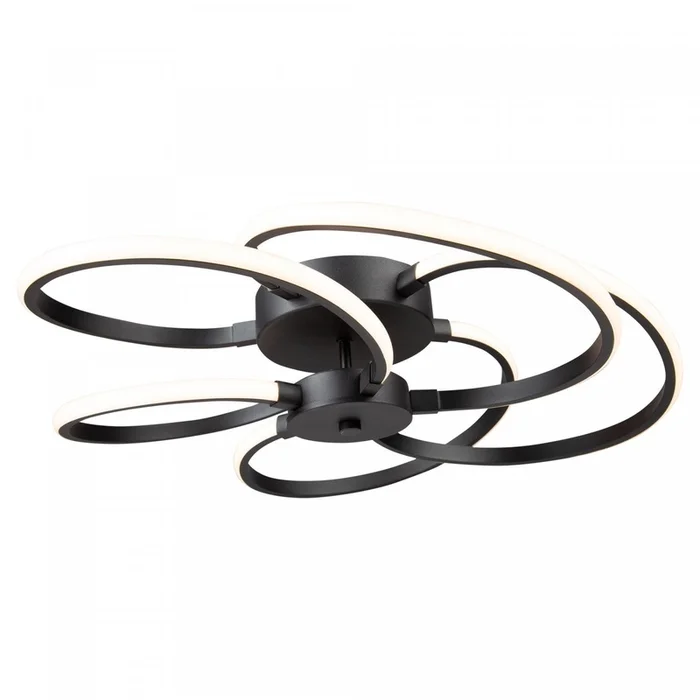 Equinox 30 W LED Black Flush Mount | Plafonnier affleur Equinox noir DEL de 30W | D06HGRIF