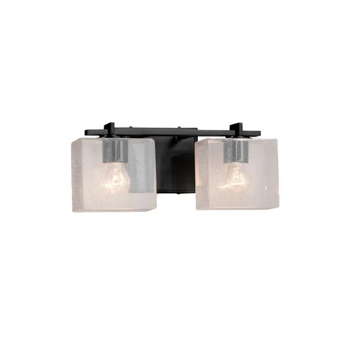Era 2-Light Bath Bar (254|FSN-8442-55-SEED-MBLK)