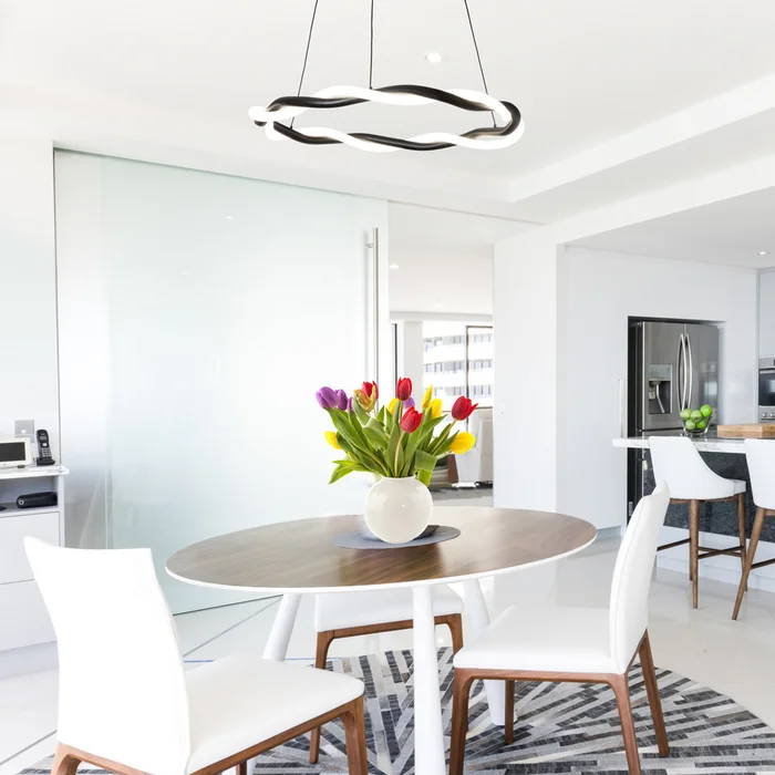 Escapade LED Pendant in Black (34|PD-31228-BK)