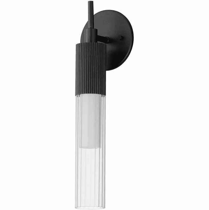 ET2 E11010-144BK Reeds Black LED Wall Sconce