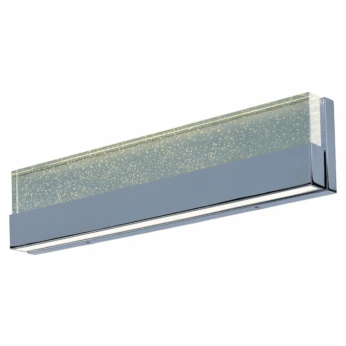 ET2 E22757-89PC Fizz III Modern Polished Chrome Finish 24″ Wide LED Bathroom Sconce