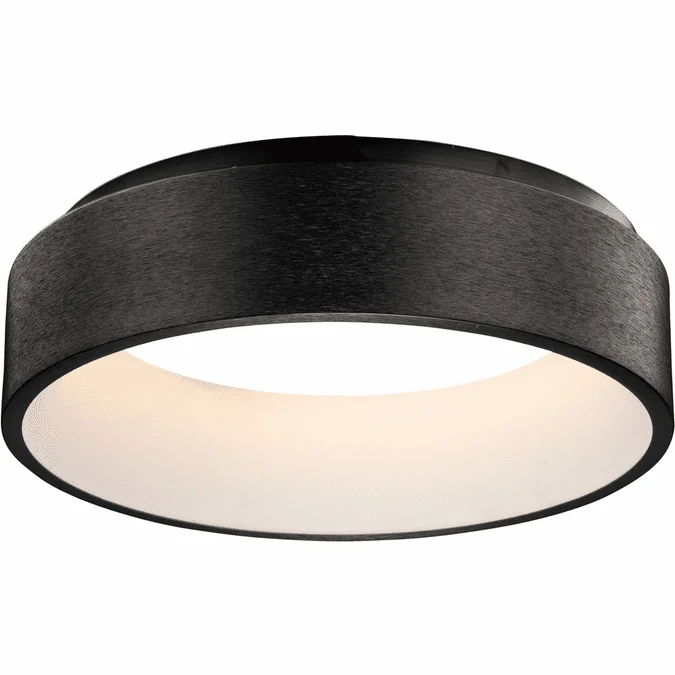 ET2 E31250-BBK iQ WiZ Contemporary Brushed Black LED Ceiling Light Fixture