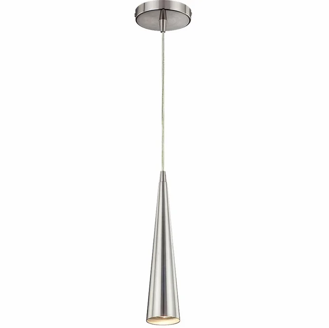 Eurofase 20444-020 Sliver Modern Satin Nickel Halogen 12″ Mini Drop Ceiling Lighting