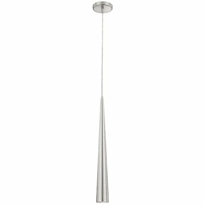 Eurofase 20445-027 Sliver Modern Satin Nickel Halogen 24″ Mini Hanging Lamp