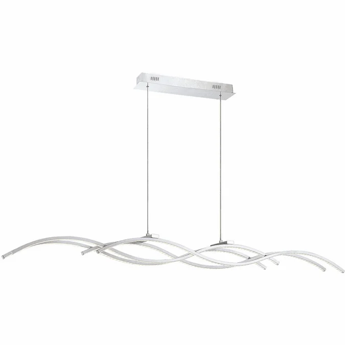 Eurofase 30042-018 Sly Modern Silver LED Kitchen Island Light Fixture