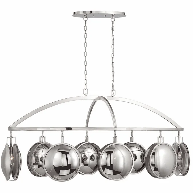 Eurofase 33713-014 Havendale Modern Polished Nickel Hanging Chandelier