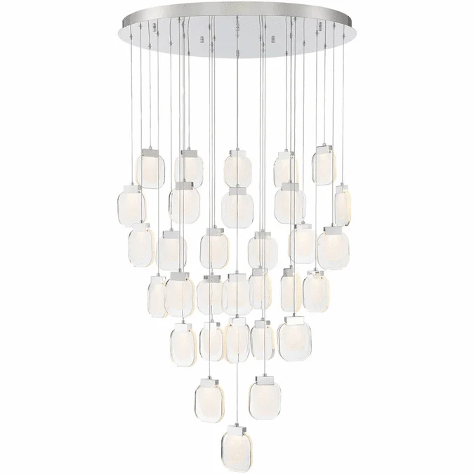 Eurofase 37193-020 Paget Contemporary Chrome LED Multi Lighting Pendant