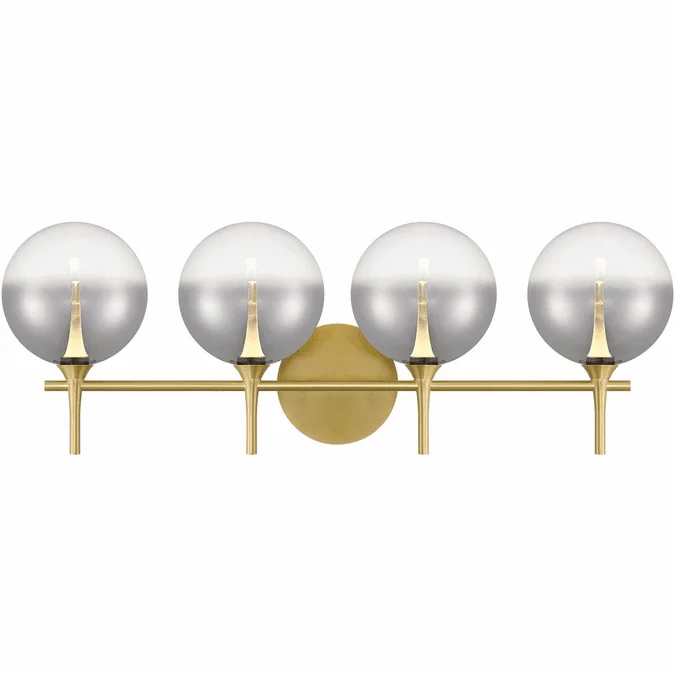 Eurofase 48916-028 Iissa Contemporary Gold LED 4-Light Bathroom Light